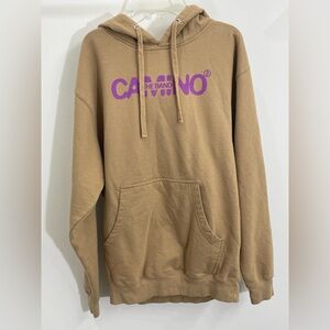 The Band Camino Hoodie Unisex Size Medium Brown Self Titled Album Sweatshirt